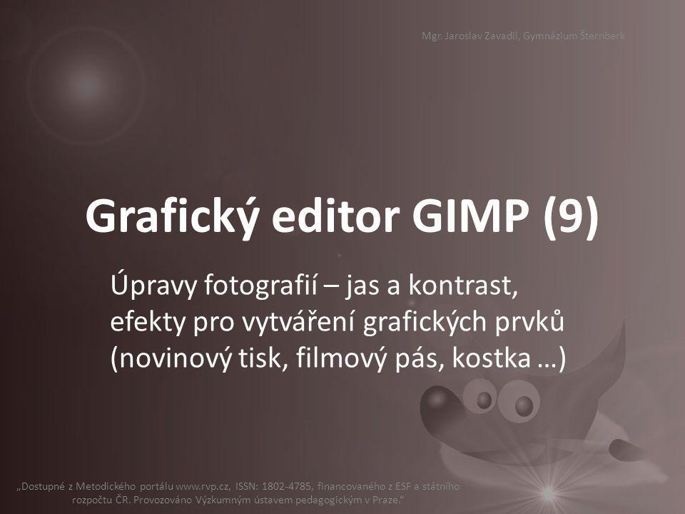 Grafický editor GIMP (9)