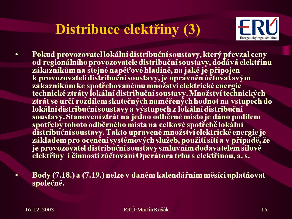 Distribuce elektřiny (3)