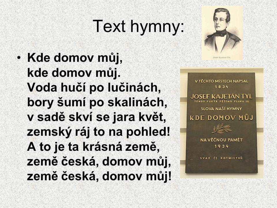 Text hymny: