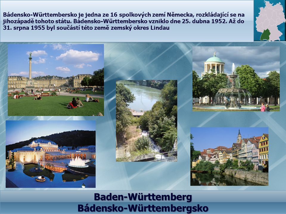 Baden-Württemberg Bádensko-Württembergsko