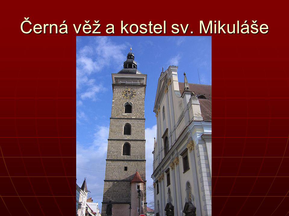 Černá věž a kostel sv. Mikuláše