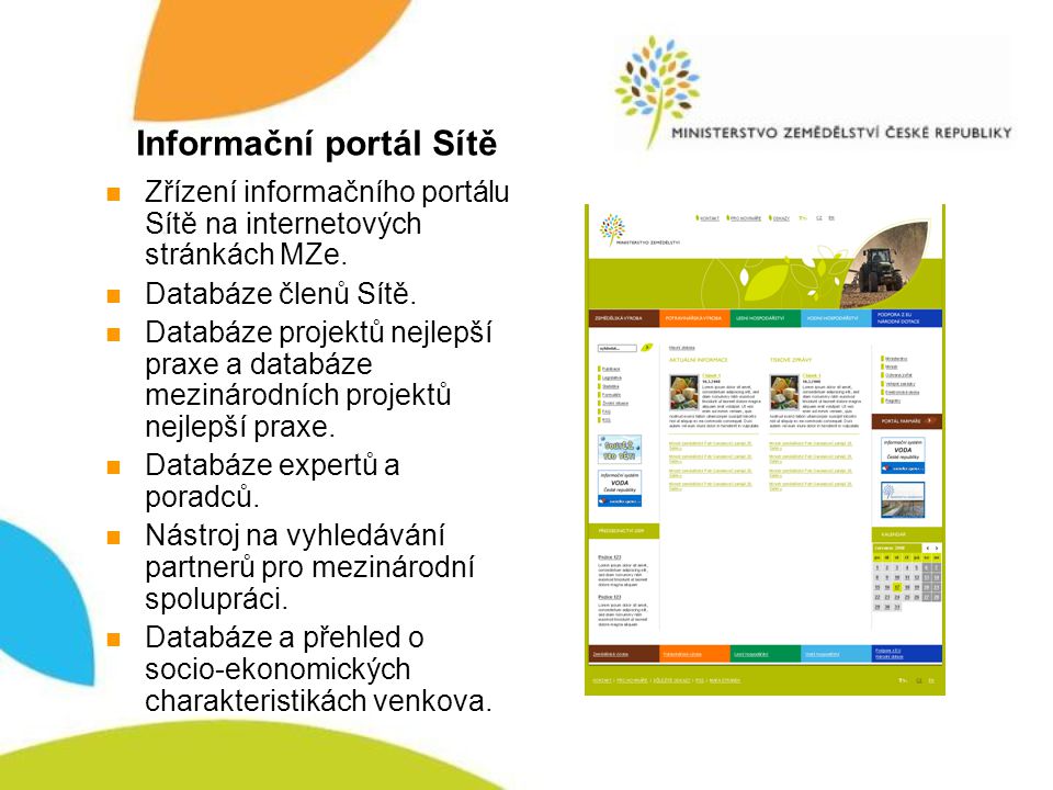 Informační portál Sítě