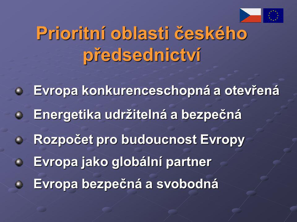 Prioritní oblasti českého předsednictví