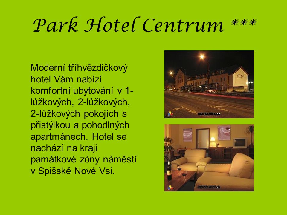 Park Hotel Centrum ***