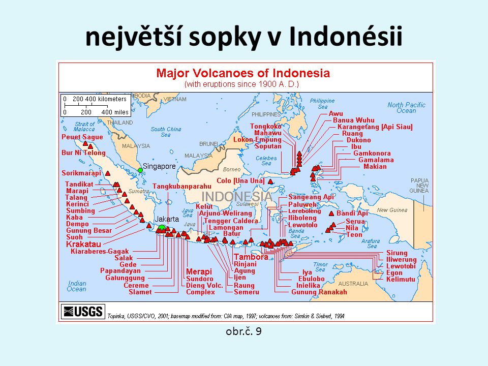 největší sopky v Indonésii
