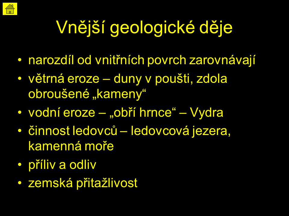 Vnější geologické děje