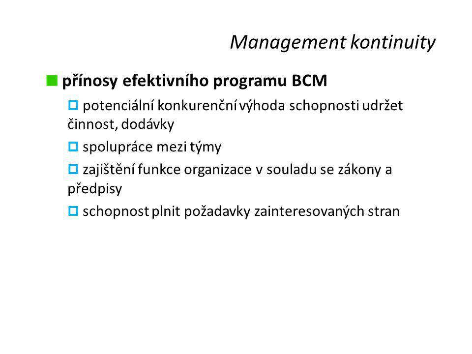 Management kontinuity