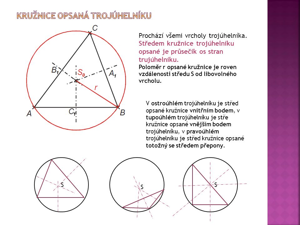Kružnice opsaná trojúhelníku