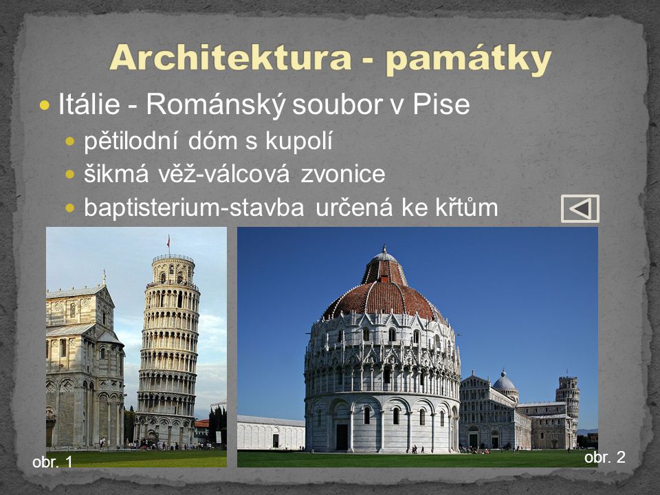 Architektura - památky