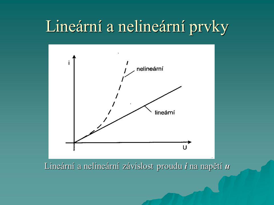 Lineární a nelineární prvky