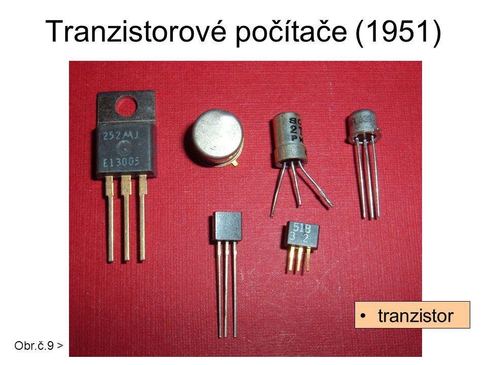 Tranzistorové počítače (1951)