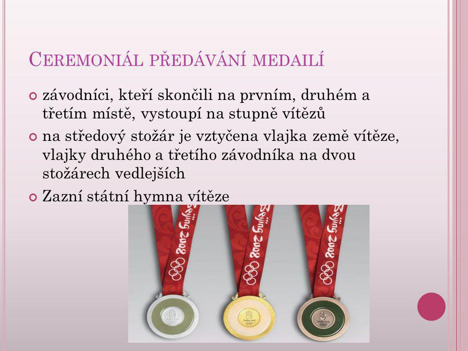 Ceremoniál předávání medailí