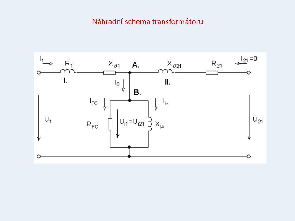 Náhradní schema transformátoru