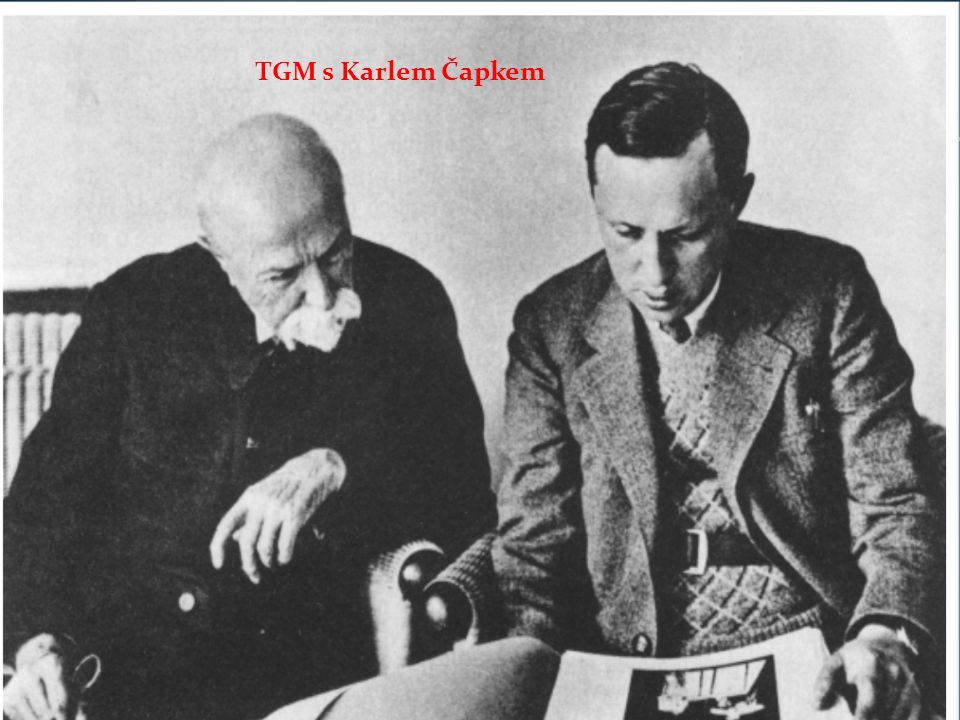 TGM s Karlem Čapkem