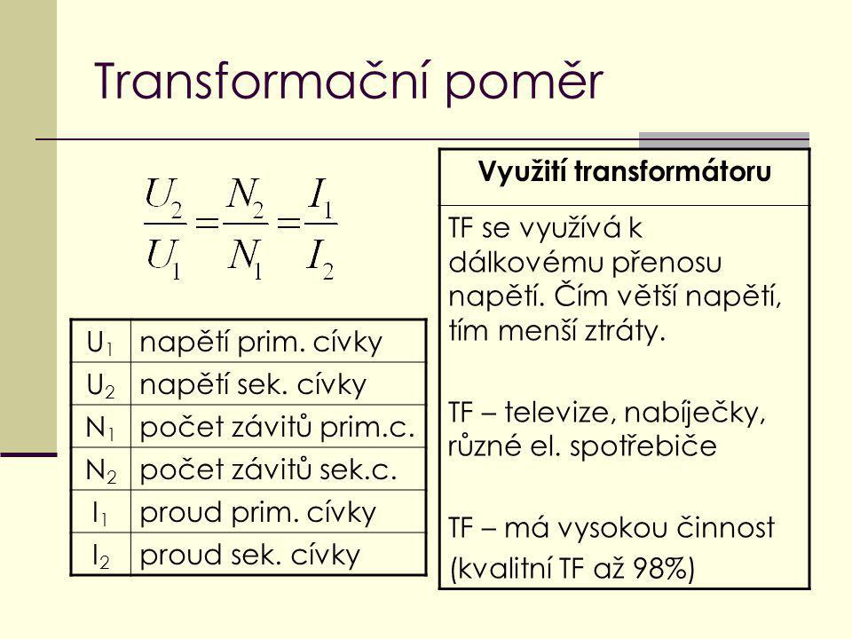 Využití transformátoru