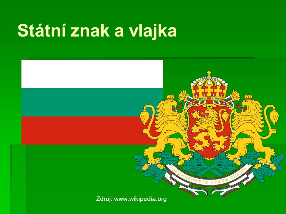 Státní znak a vlajka Zdroj: