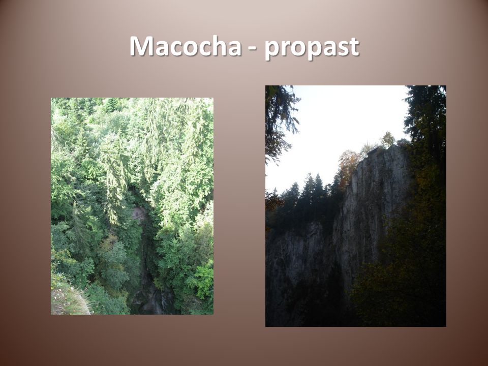 Macocha - propast
