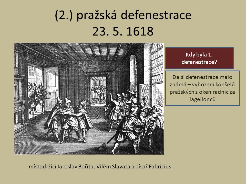 (2.) pražská defenestrace