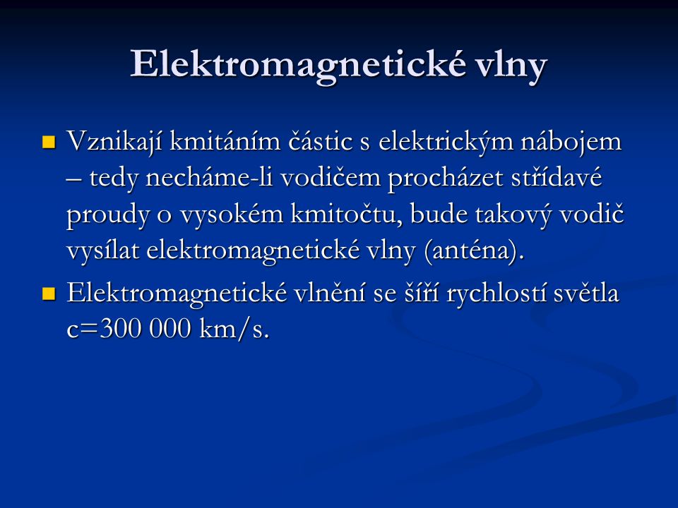 Elektromagnetické vlny