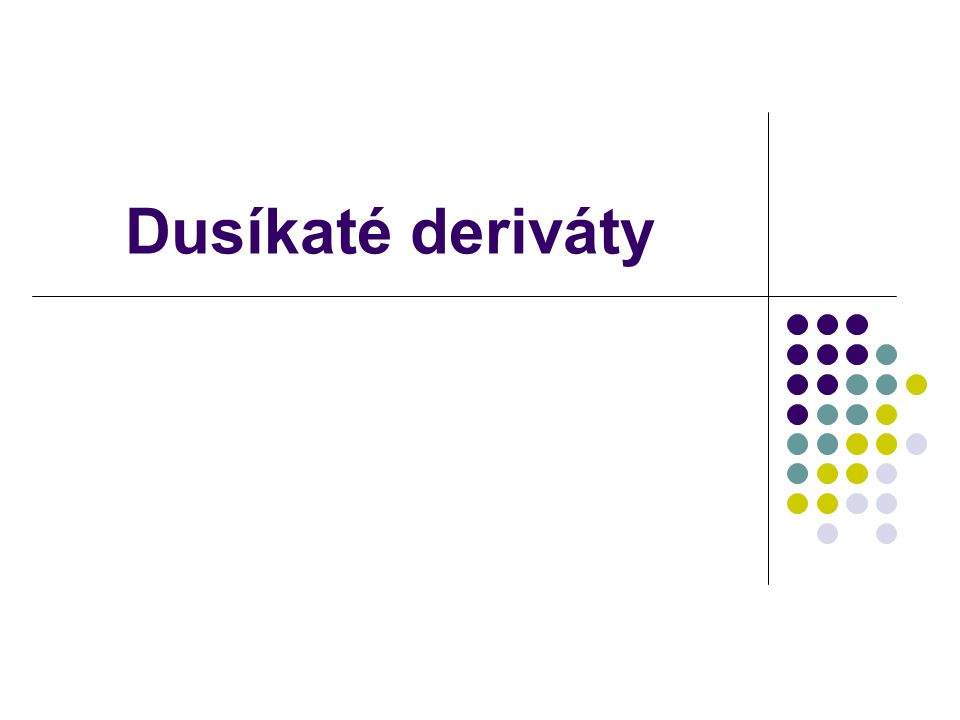Dusíkaté deriváty