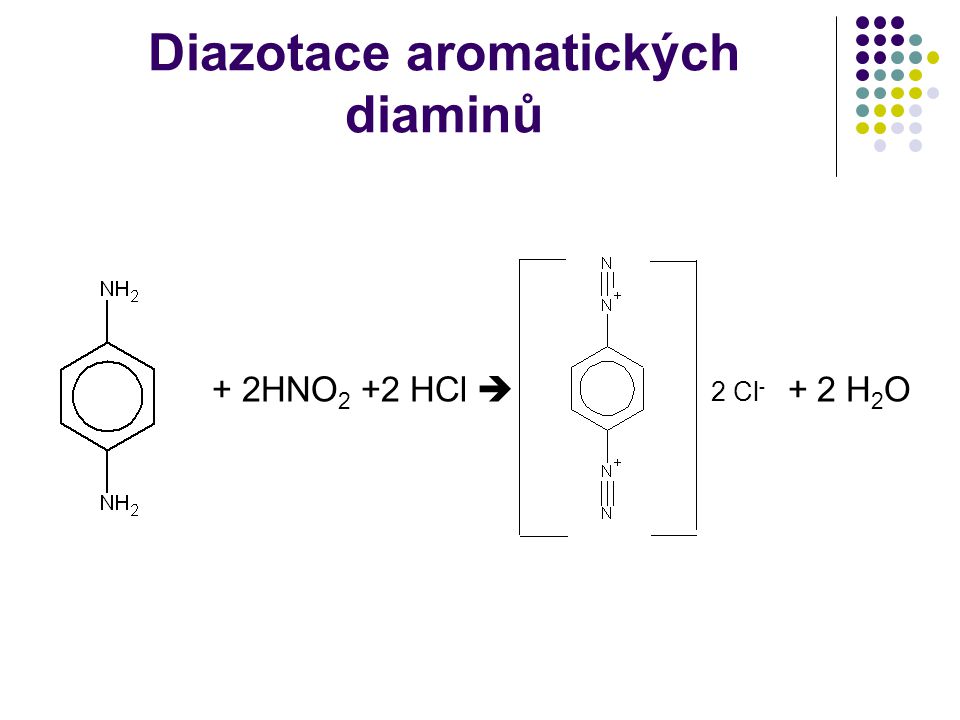 Diazotace aromatických diaminů