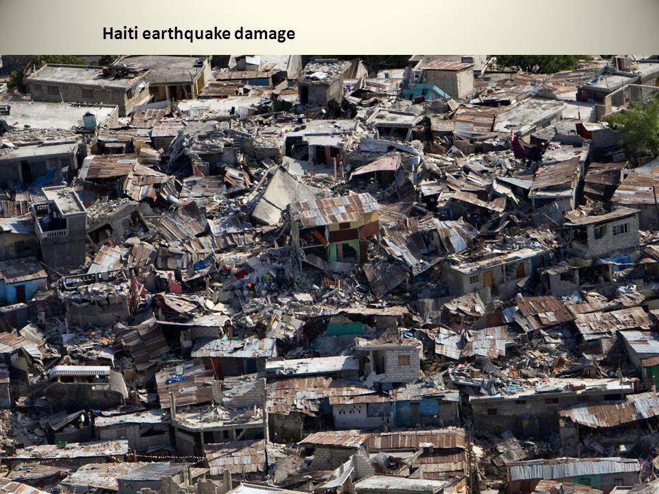 Haiti earthquake damage