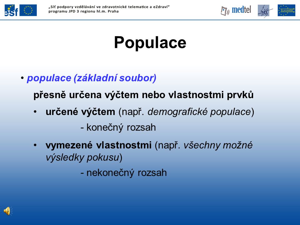 Populace populace (základní soubor)