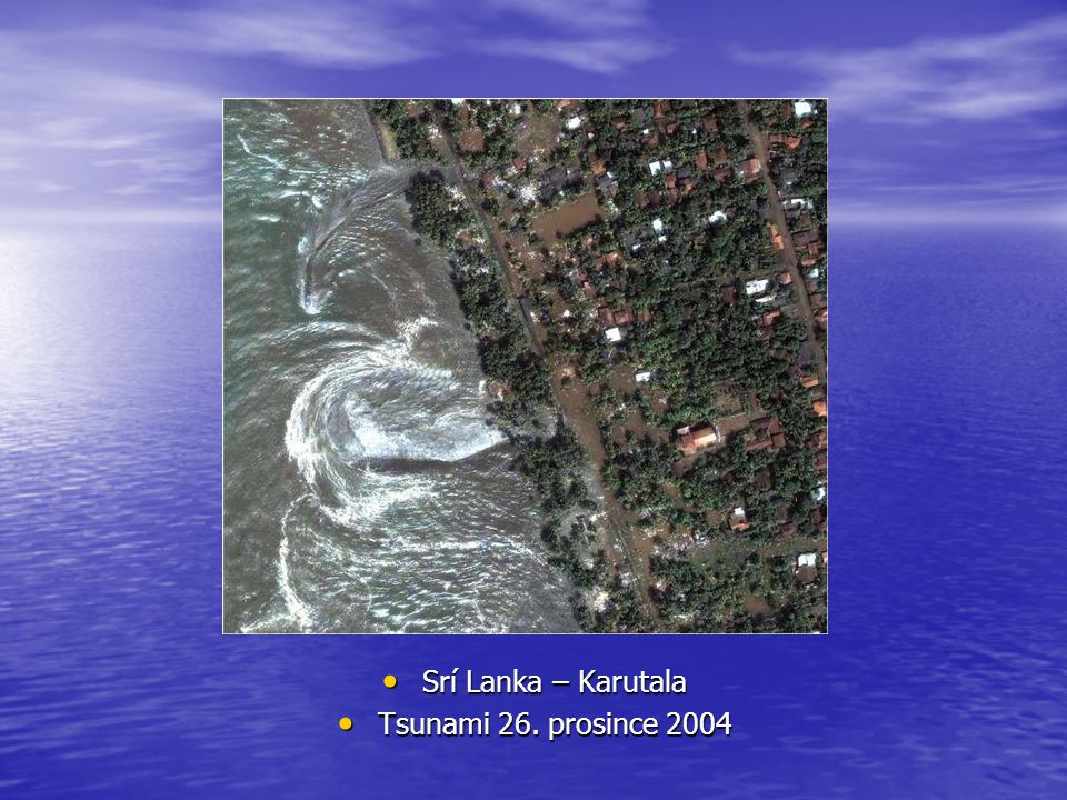 Srí Lanka – Karutala Tsunami 26. prosince 2004