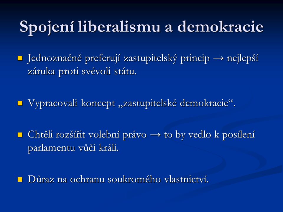 Spojení liberalismu a demokracie