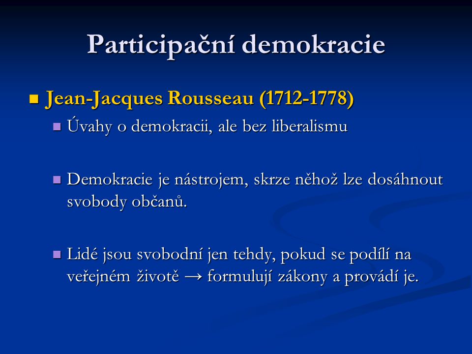 Participační demokracie