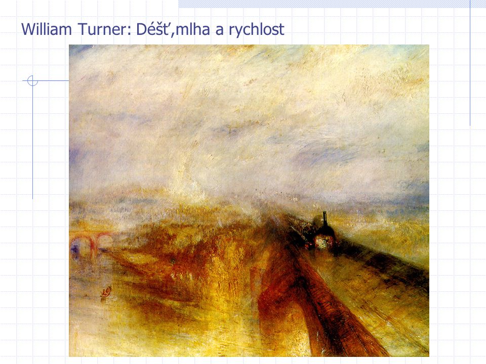 William Turner: Déšť,mlha a rychlost