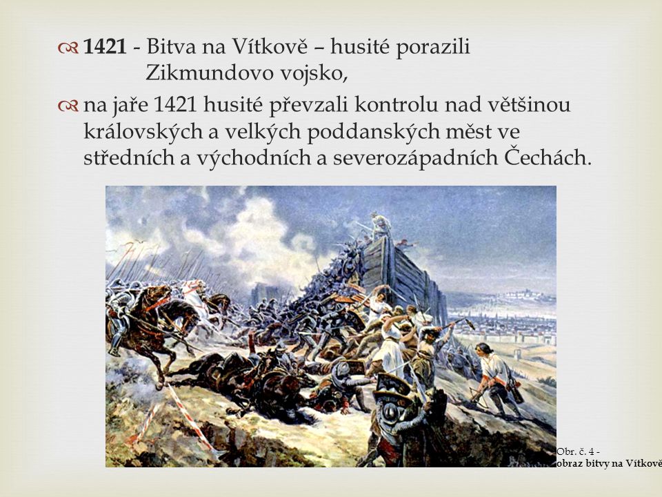 Bitva na Vítkově – husité porazili Zikmundovo vojsko,