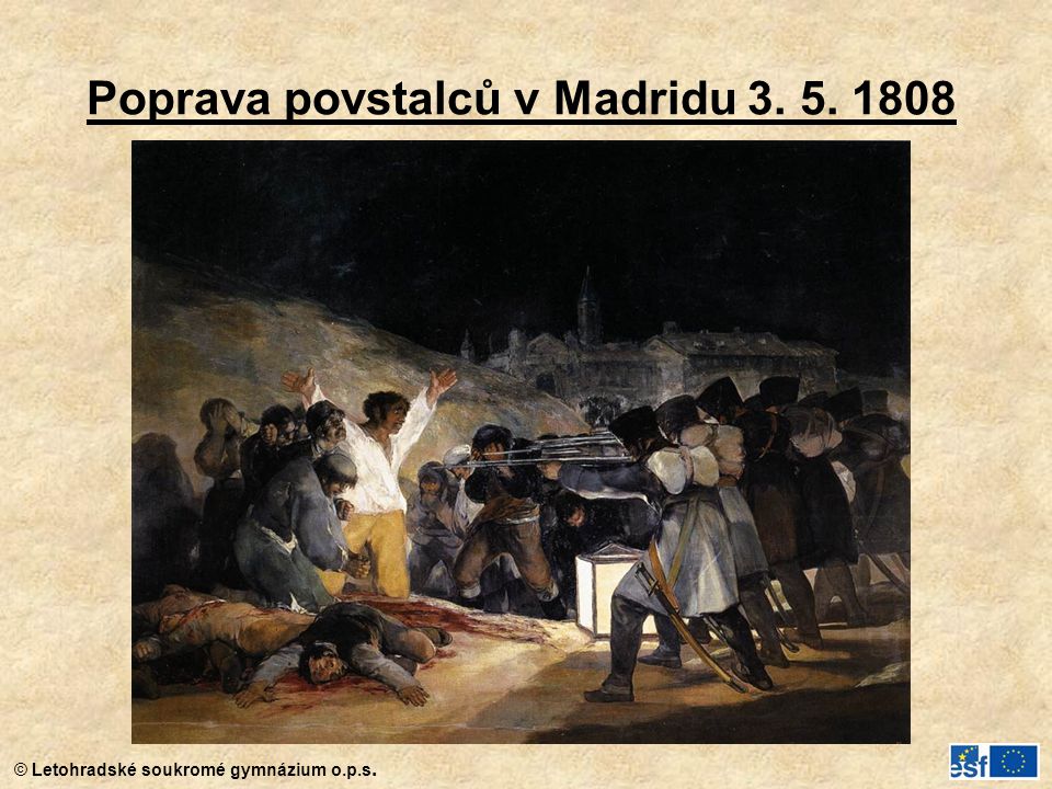 Poprava povstalců v Madridu