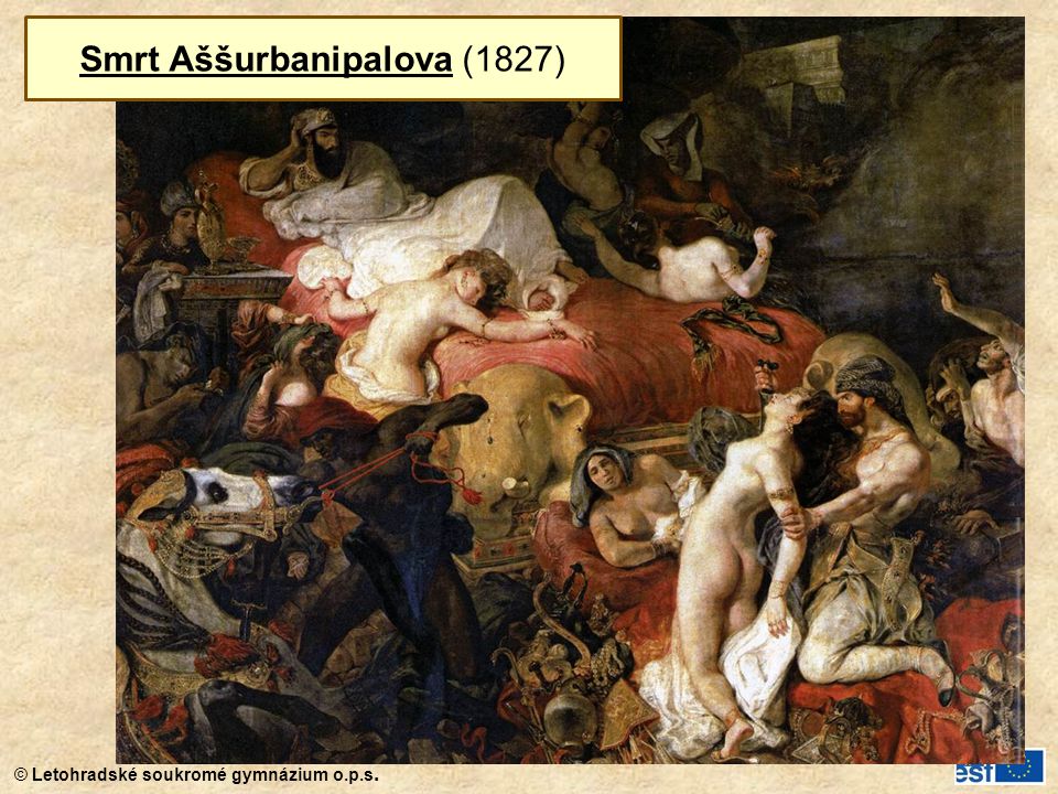 Smrt Aššurbanipalova (1827)