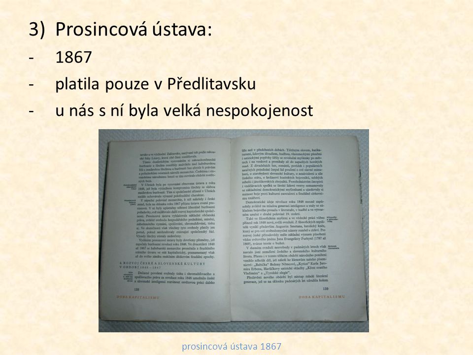 Prosincová ústava: 1867 platila pouze v Předlitavsku