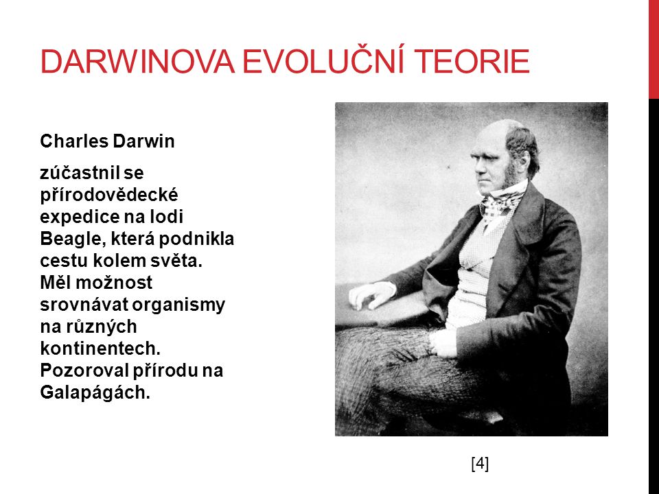 darwinova evoluční teorie