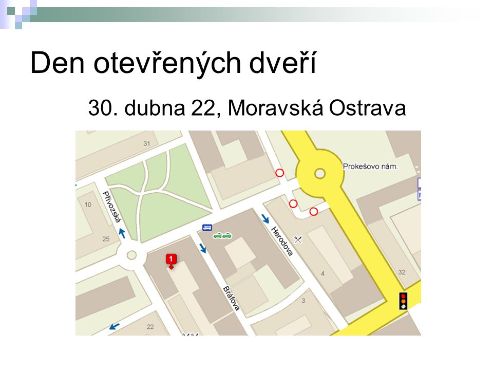 30. dubna 22, Moravská Ostrava