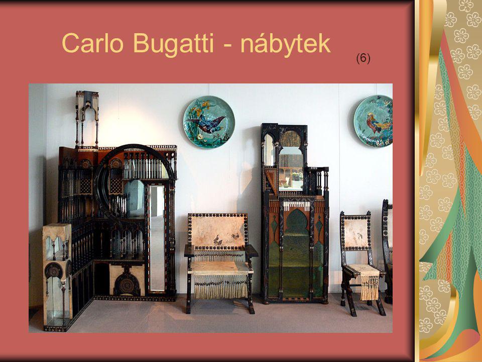 Carlo Bugatti - nábytek