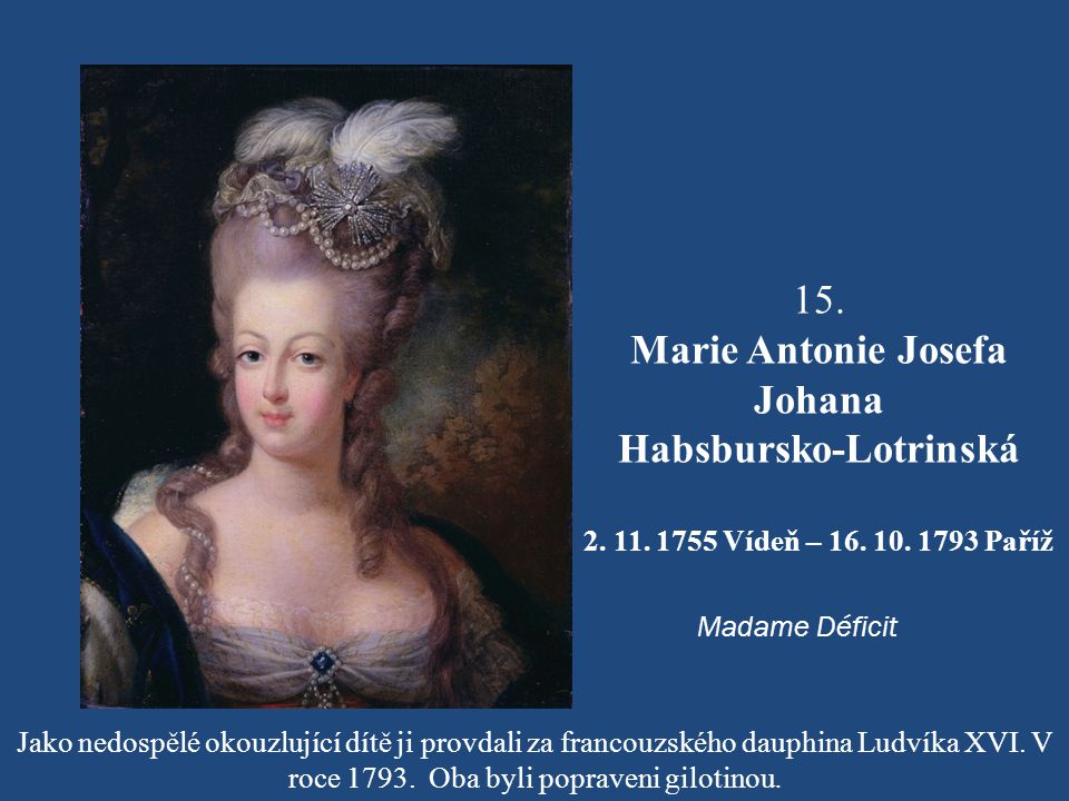 Marie Antonie Josefa Johana Habsbursko-Lotrinská