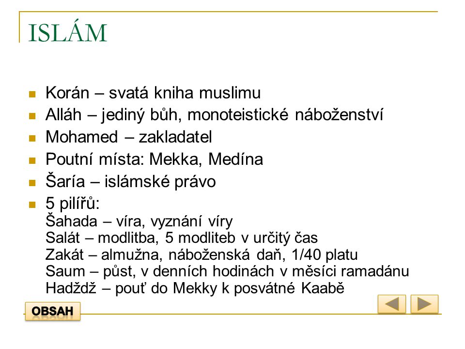 ISLÁM Korán – svatá kniha muslimu