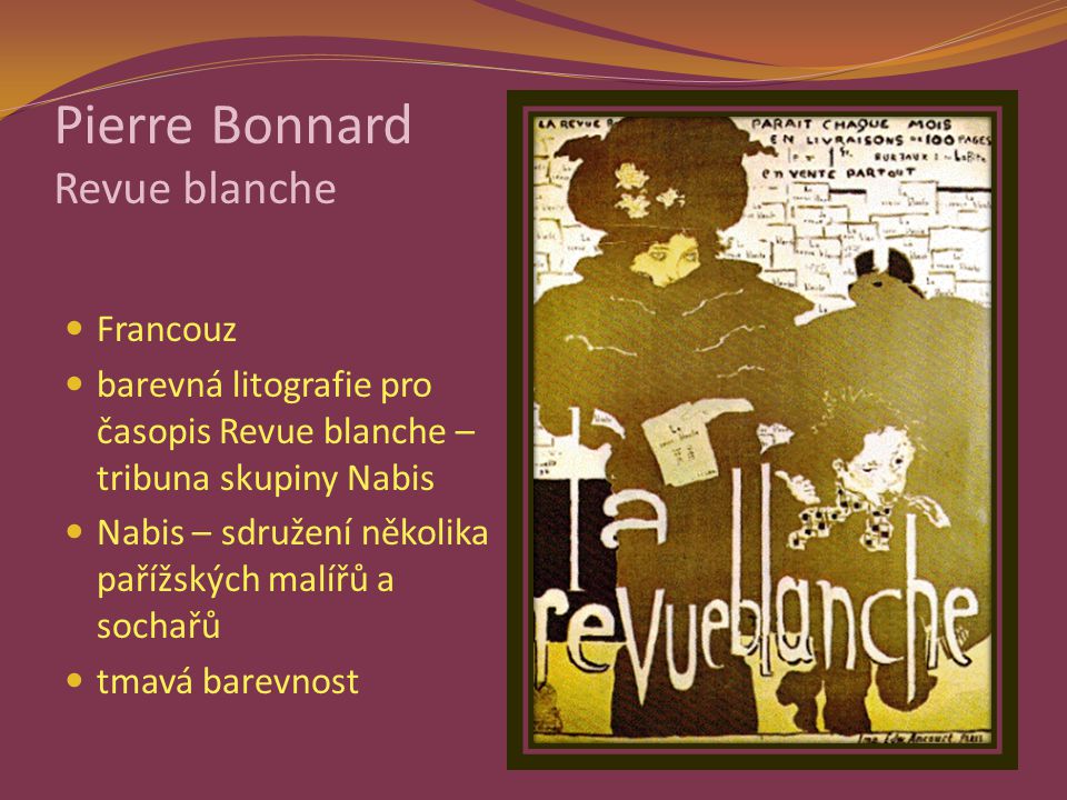 Pierre Bonnard Revue blanche