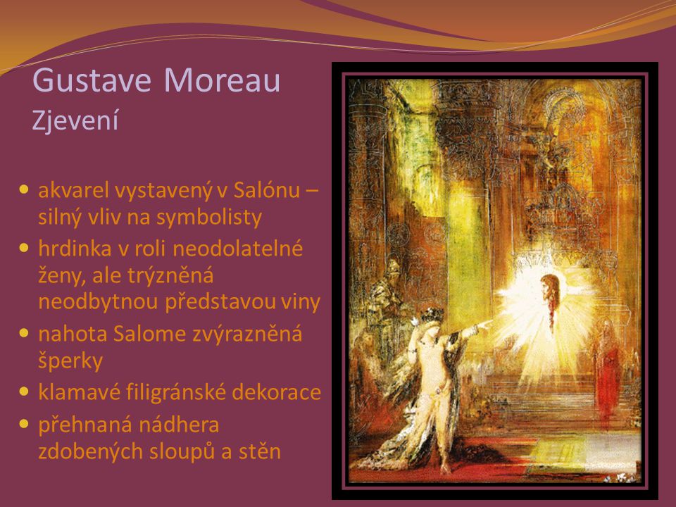 Gustave Moreau Zjevení