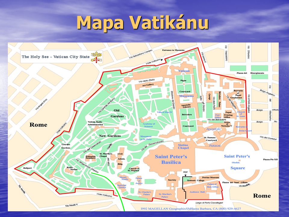 Mapa Vatikánu