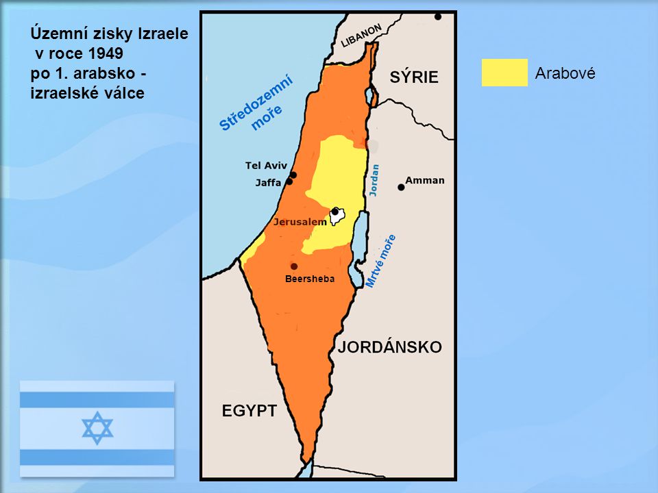 po 1. arabsko - izraelské válce SÝRIE Arabové