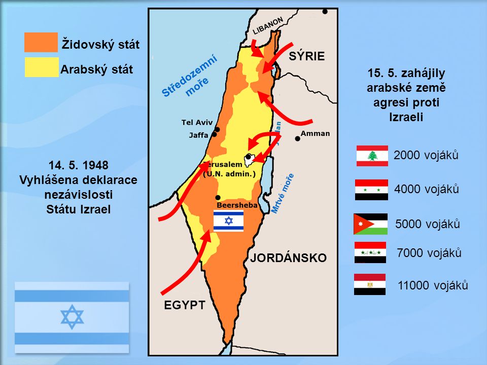 zahájily arabské země agresi proti Izraeli