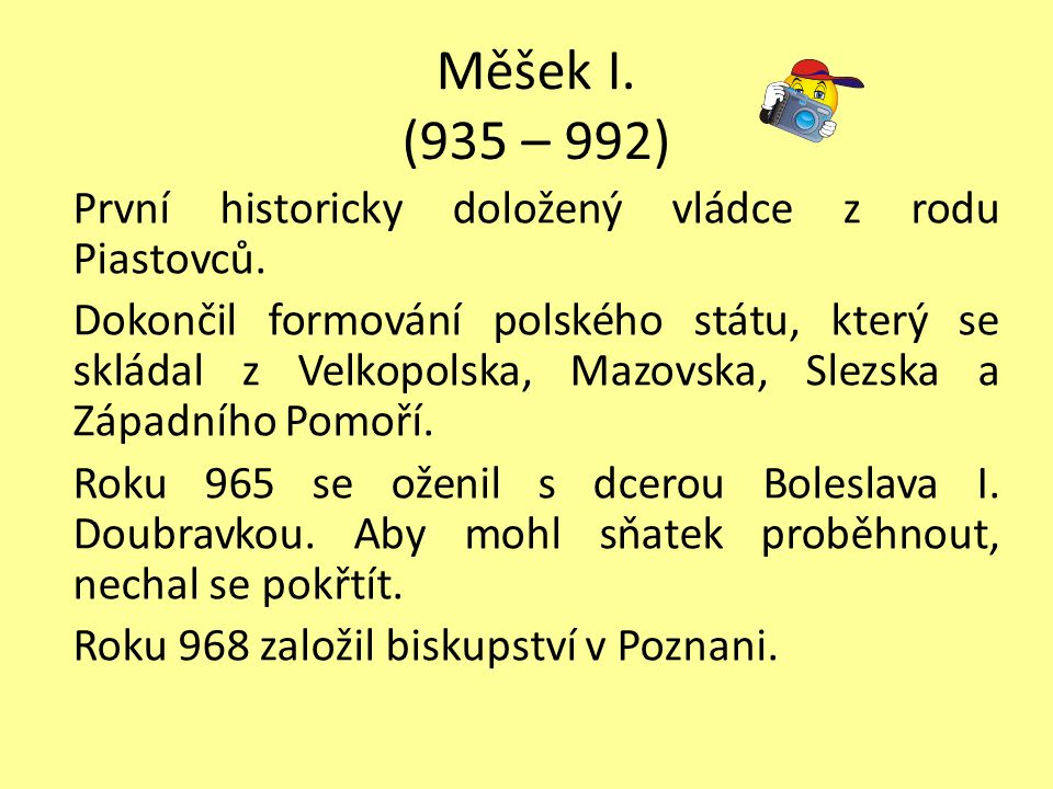 Měšek I. (935 – 992)