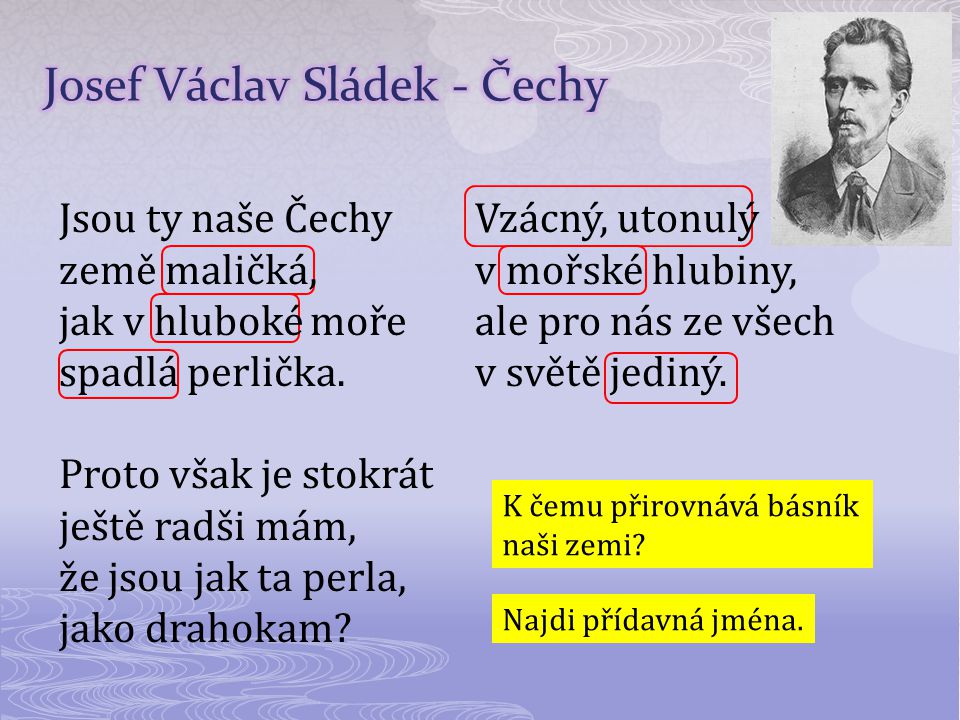 Josef Václav Sládek - Čechy