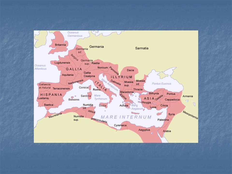 Římské provincie po roce 135 n.l.