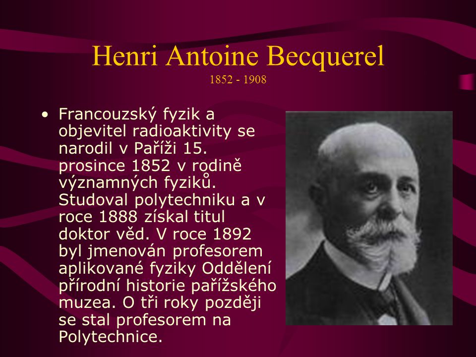 Henri Antoine Becquerel