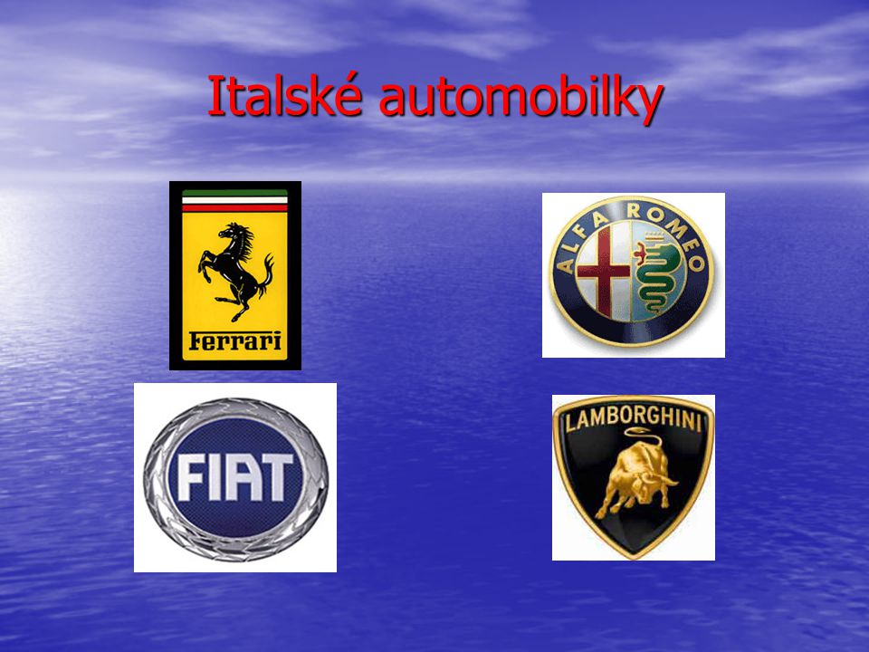 Italské automobilky